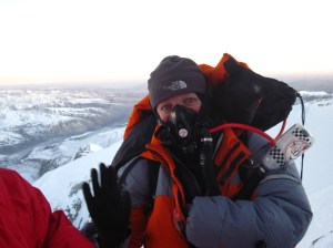 On the way to the summit