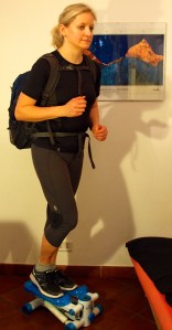 Now my back pack load is 25 plus kg...