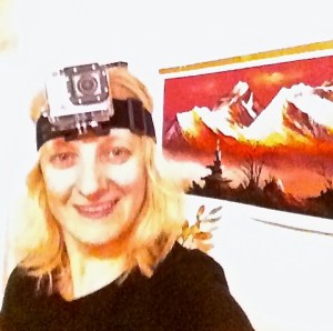 Posing with my new Go Pro Hero 3