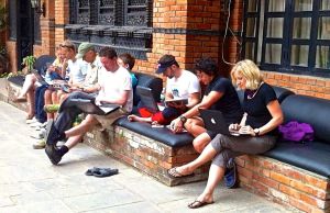 AJ Team 'loving' their techi toys!