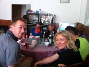 First Chinese meal in Tibet