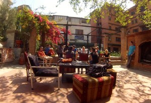 AJ Everst team at Courtyard