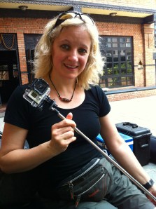 Edita got a new toy for her Go Pro Camera