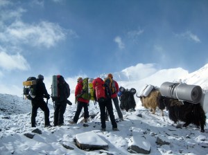 Snow on the way to ABC