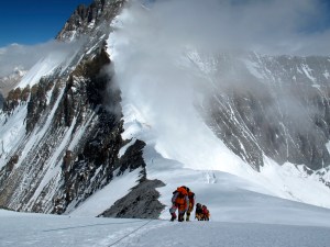Edita On the way to Camp 2 (7,800m)