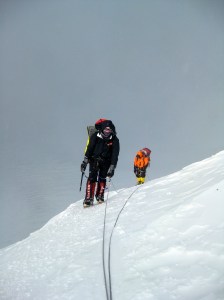 Coming to the North Col