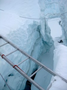 Crevasse on the way to the North Col