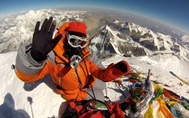 Edita on the Summit of Mt Everest