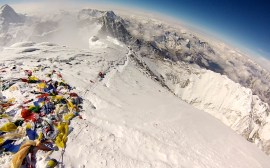 South Route from the Summit of Mt Everest