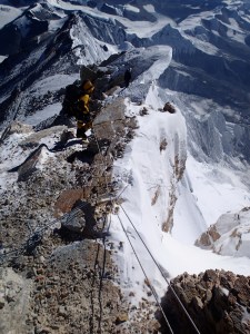 Dangerous Ridge on the way dawn from the Summit OLYMPUS DIGITAL CAMERA