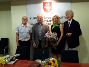 Algimantas Jucevicius, Vladas Lasas, Edita Nichols, and Vladas Vitkauskas