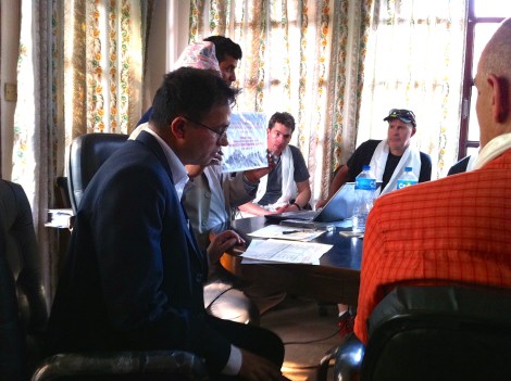 At the orientation at the Ministry of Turism